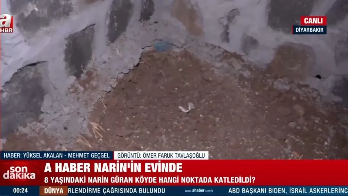 Narin Güran nerede öldürüldü? A Haber canlı yayınında ortaya çıktı: İşte cinayetin işlendiği yer!